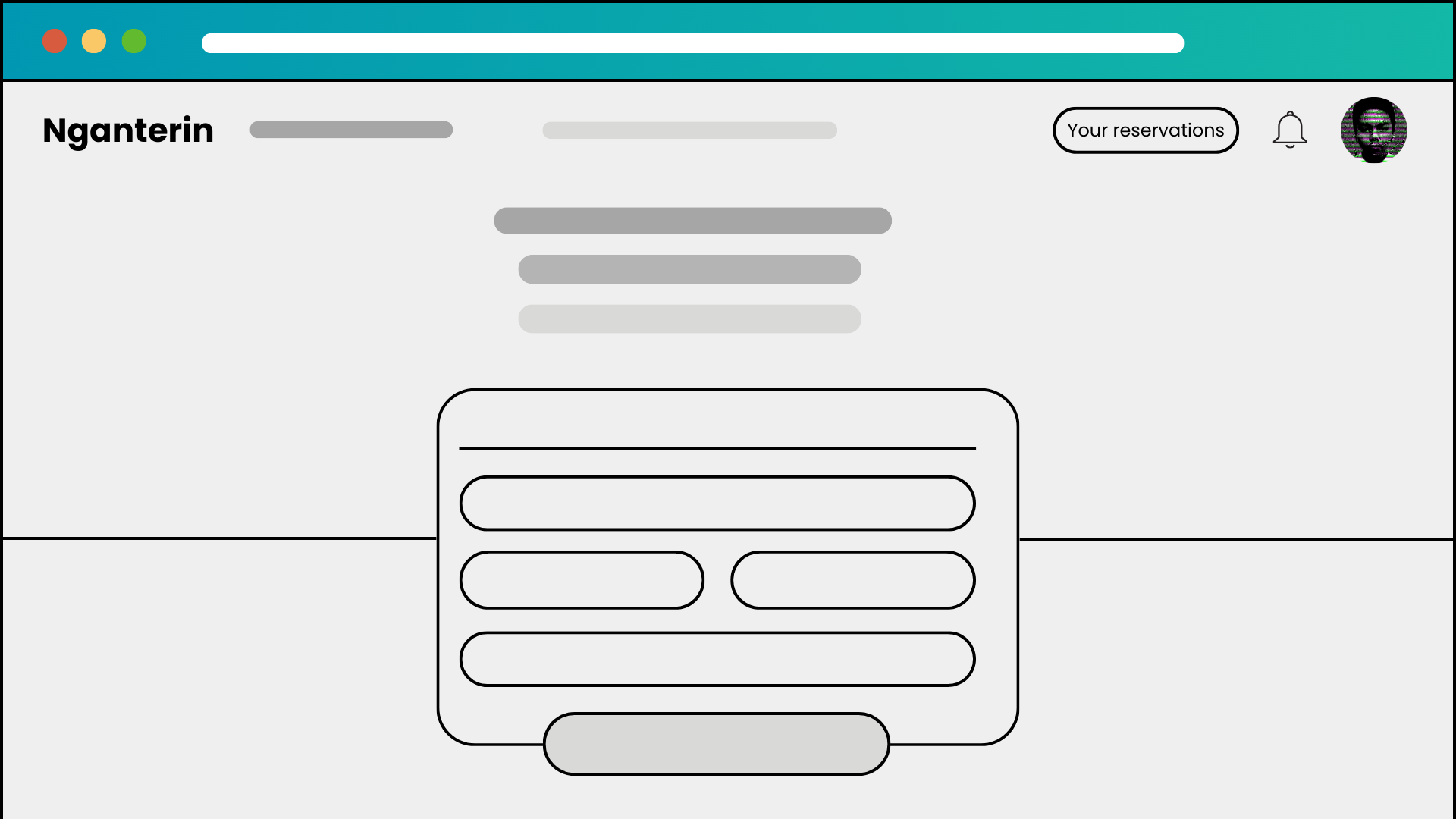 Sketch of Nganterin web